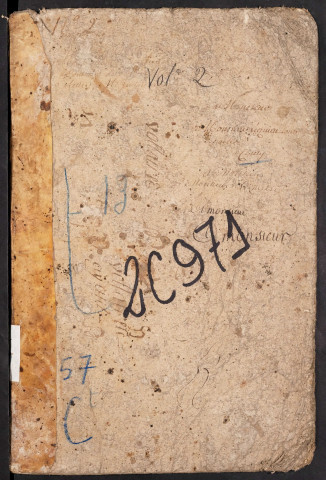 Tables des vendeurs du bureau de Conty pour la période 1753-1777