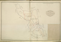 Plan du cadastre napoléonien - Atlas cantonal - Contay : tableau d'assemblage