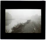 Amiens - Quai Ch. Tellier - brouillard
