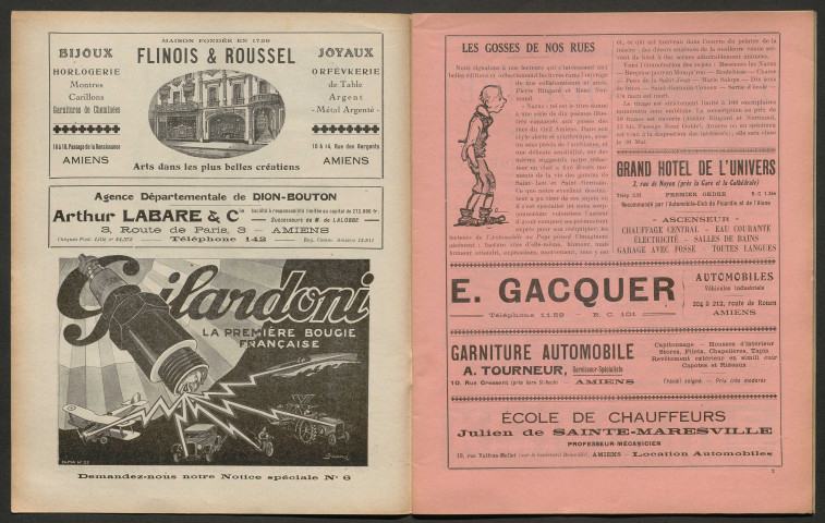 L'Automobile au Pays Picard. Revue mensuelle de l'Automobile-Club de Picardie et de l'Aisne, 212, mai 1929