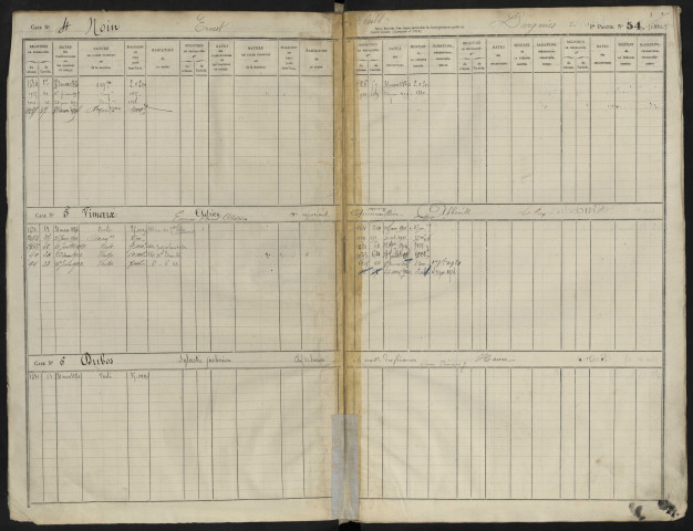 Répertoire des formalités hypothécaires, du 31/03/1884 au 30/06/1884, registre n° 331 (Abbeville)