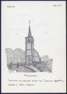 Frucourt : clocher et façade - (Reproduction interdite sans autorisation - © Claude Piette)
