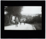 Manoeuvres de septembre 1902 - chasseurs à cheval route de Frémontiers à Poix