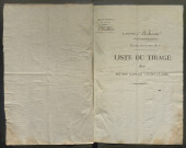 Tirage au sort(arrondissements de Doullens et de Montdidier) de l'année 1827