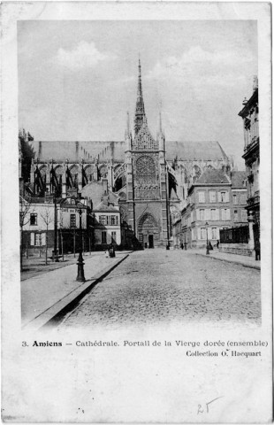 Cathédrale d'Amiens, Portail de la Vierge Dorée (ensemble)