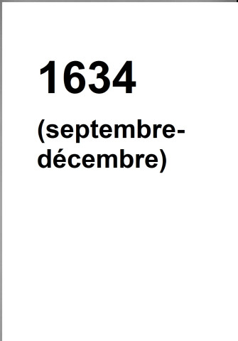 Etude de Me Jean Denis à Amiens (étude n°21). Minutes des années 1634-1635