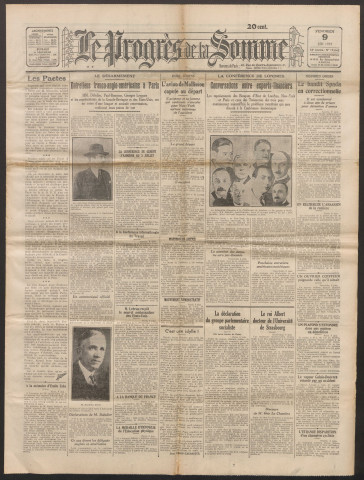 Le Progrès de la Somme, numéro 19643, 9 juin 1933
