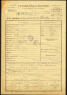 Clérentin, Emile Alfred, né le 11 octobre 1884 à Saleux (Somme), classe 1904, matricule n° 332, Bureau de recrutement d'Amiens