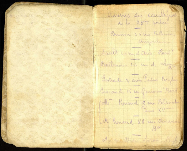 Août 1914 - mars 1915 : carnet de route du soldat Gaël Montoussé, première partie