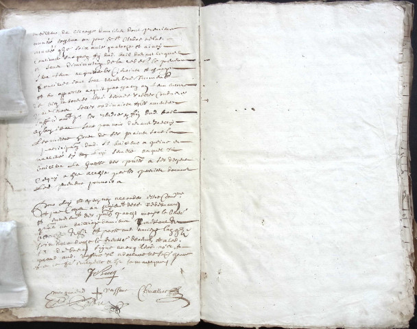 Etude de Me René Chevalier à Amiens (étude n°5). Minutes de l'année 1672