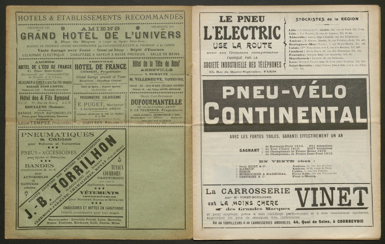 Automobile-club de Picardie et de l'Aisne. Revue mensuelle, 7e année, mai 1911