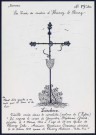 Lincheux : vieille croix dans le cimetière - (Reproduction interdite sans autorisation - © Claude Piette)