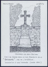 Colombey-les-Deux-Eglises (Haute-Marne) : croix de pierre - (Reproduction interdite sans autorisation - © Claude Piette)