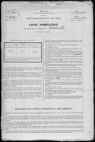 Recensement De La Population : Bernaville