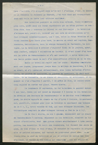 Témoignage de Fouillien (Lieutenant) et correspondance avec Jacques Péricard