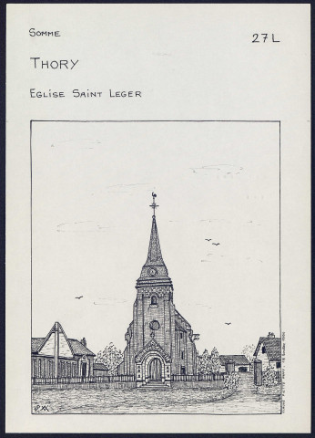 Thory : église Saint-Léger - (Reproduction interdite sans autorisation - © Claude Piette)