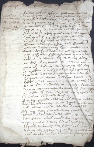 Etude de Me Antoine Limeu à Amiens (étude n°6). Minutes de l'année 1665