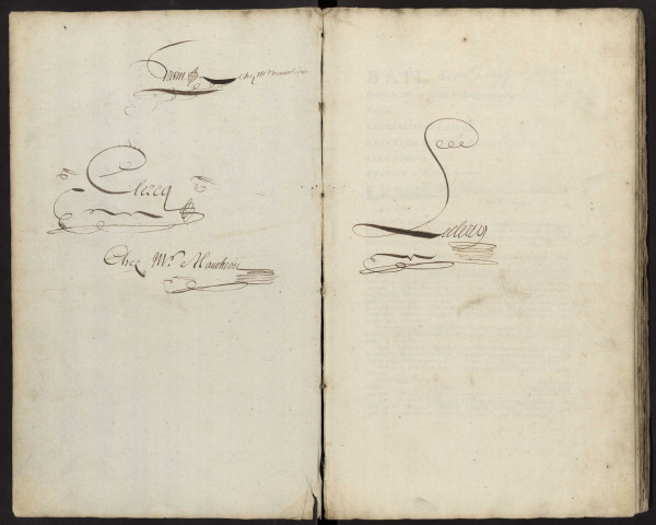 Contrôle des actes du bureau d'Andainville pour la période du 25 octobre 1736 au 30 juin 1737