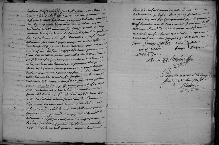 Etude de Me François Henin à Amiens (étude n°3). Minutes de l'année 1746