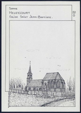 Heuzecourt : église Saint-Jean-Baptiste - (Reproduction interdite sans autorisation - © Claude Piette)