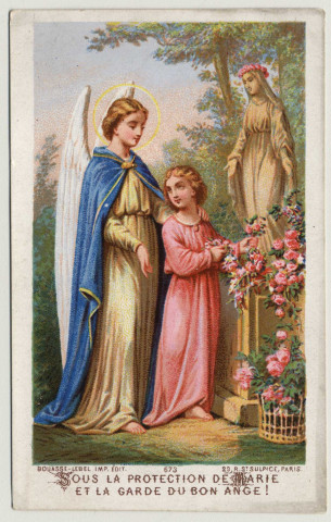 Sous la protection de Marie et la garde du bon ange ! L'Ange Gardien. Ange de Dieu