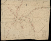 Plan du cadastre napoléonien - Bouquemaison : Village (Le), partie de B, C, D et E1