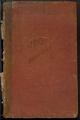 Tirage au sort (arrondissement d'Abbeville) de l'année 1813