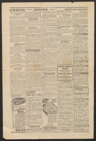 Le Progrès de la Somme, numéro 23166, 5 janvier 1944