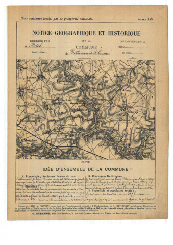 Béthencourt-sur-Somme : notice historique et géographique sur la commune