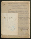 Témoignage de Beyst, Florent (Sergent fourrier) et correspondance avec Jacques Péricard