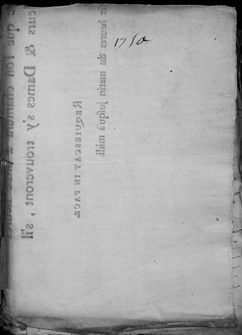 Etude de Me François Henin à Amiens (étude n°3). Minutes de l'année 1750