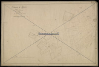 Plan du cadastre napoléonien - Fignieres : Bois de la Ville (Le), A2 (correspond au développement d'une partie de A1)