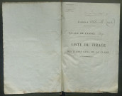 Tirage au sort (arrondissement d'Abbeville) de l'année 1819
