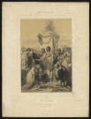 Moniteur des Arts. Salon de 1846. Saint-Firmin premier Evêque et patron du diocèse d'Amiens donnant le baptême à la noble attilia