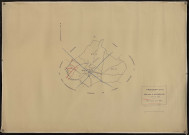 Plan du cadastre rénové - Frucourt : tableau d'assemblage (TA)