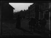 Attelage de boeuf à Chambéry - juillet 1902