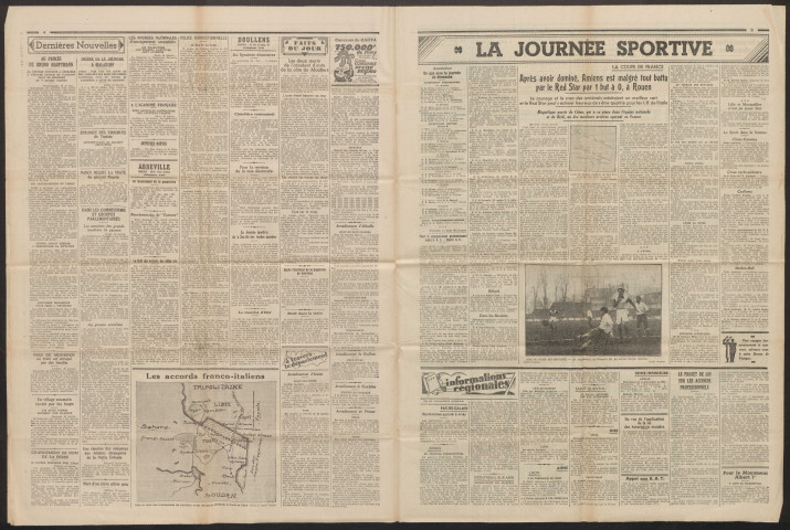 Le Progrès de la Somme, numéro 20214, 11 janvier 1935