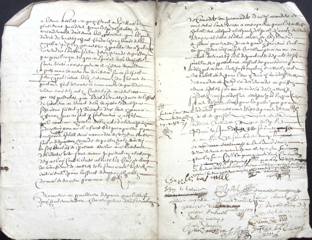 Etude de Me Jean Duval à Amiens (étude n°8). Minutes de l'année 1666