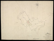Plan du cadastre napoléonien - Hedauville : tableau d'assemblage