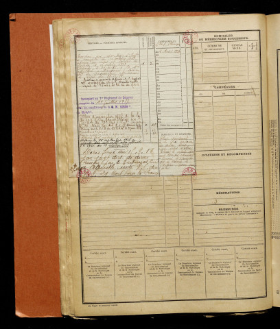 Testu, Jules Georges Louis, né le 06 juin 1892 à Dargnies (Somme), classe 1912, matricule n° 1038, Bureau de recrutement d'Abbeville