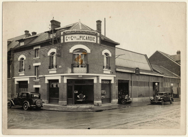 Les Grands Garages de Picardie à Péronne (1936)