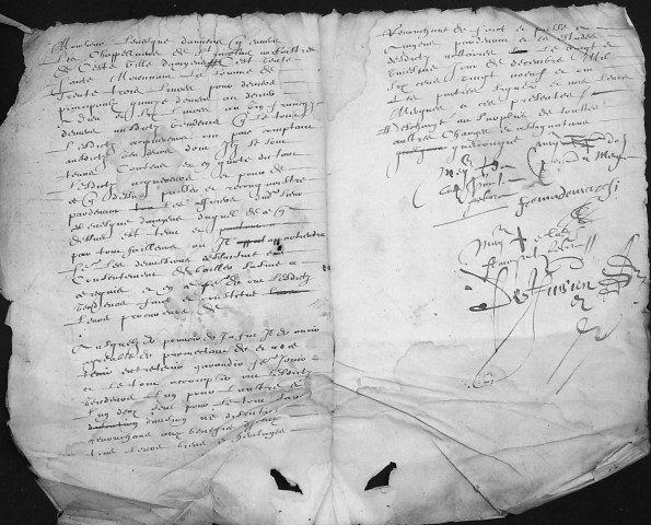 Etude de Me François De Saint-Fuscien à Amiens (étude n°18). Minutes de l'année 1629