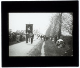 Pèlerinage de Saint-Josse - la procession se rendant au lieu-dit la croix coupée - mai 1904