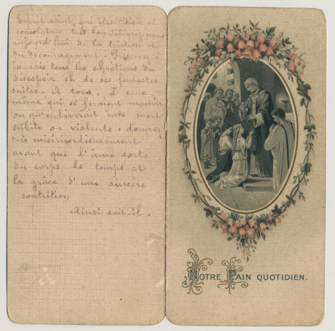 Notre pain quotidien. La communion des enfants