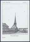 Haudricourt (Seine-Maritime) : l'église - (Reproduction interdite sans autorisation - © Claude Piette)