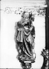 Eglise de Poix : statue de sainte Barbe