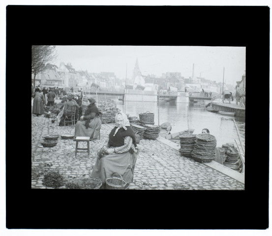 Amiens - marché aux légumes - 1905