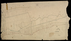 Plan du cadastre napoléonien - Dompierre-sur-Authie (Dompierre) : Vallée des villages de Rapechy et Dompierre (La), B1