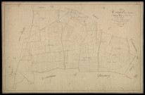 Plan du cadastre napoléonien - Hangest -sur-Somme (Hangest-sur-Somme) : Bêtes Noiex (Les), D