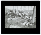 Retour de Sissonne - 8e chasseurs à pied - marais de Longueau - mai 1905